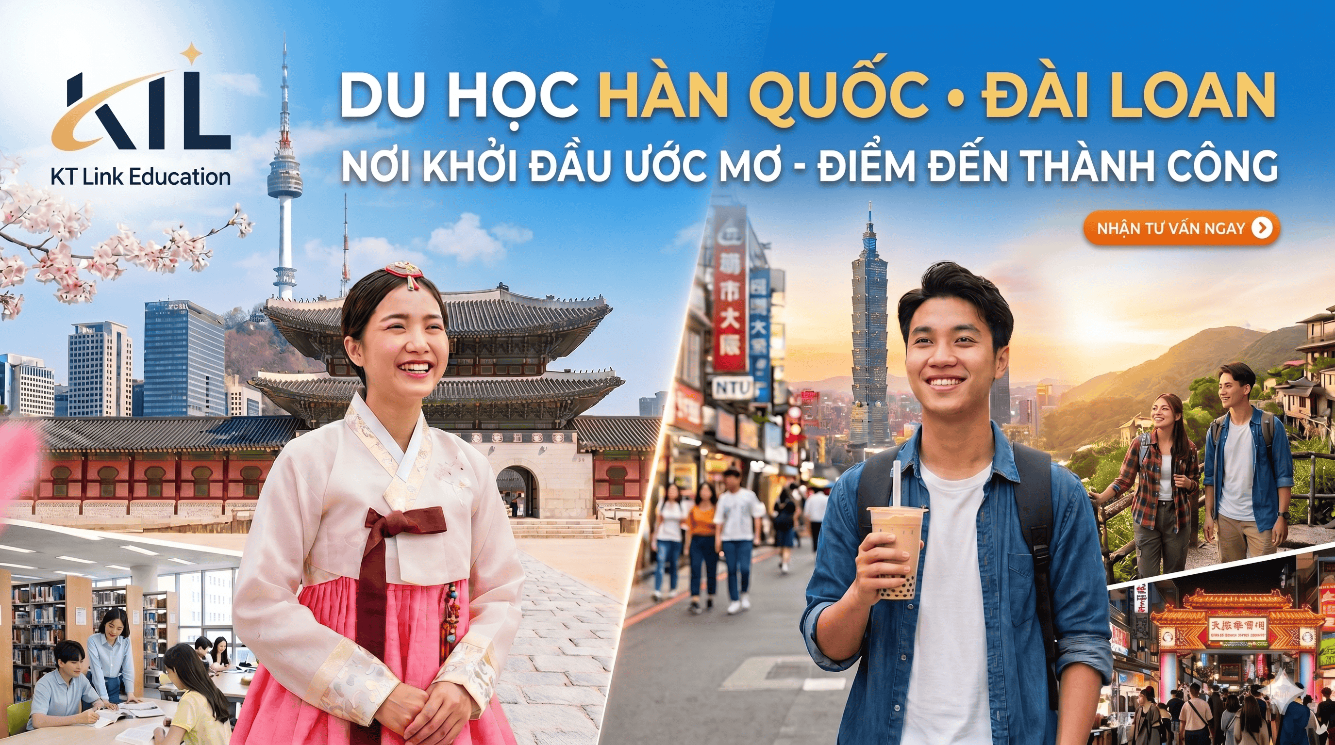 KT Link Education – Du học Hàn Quốc & Đài Loan